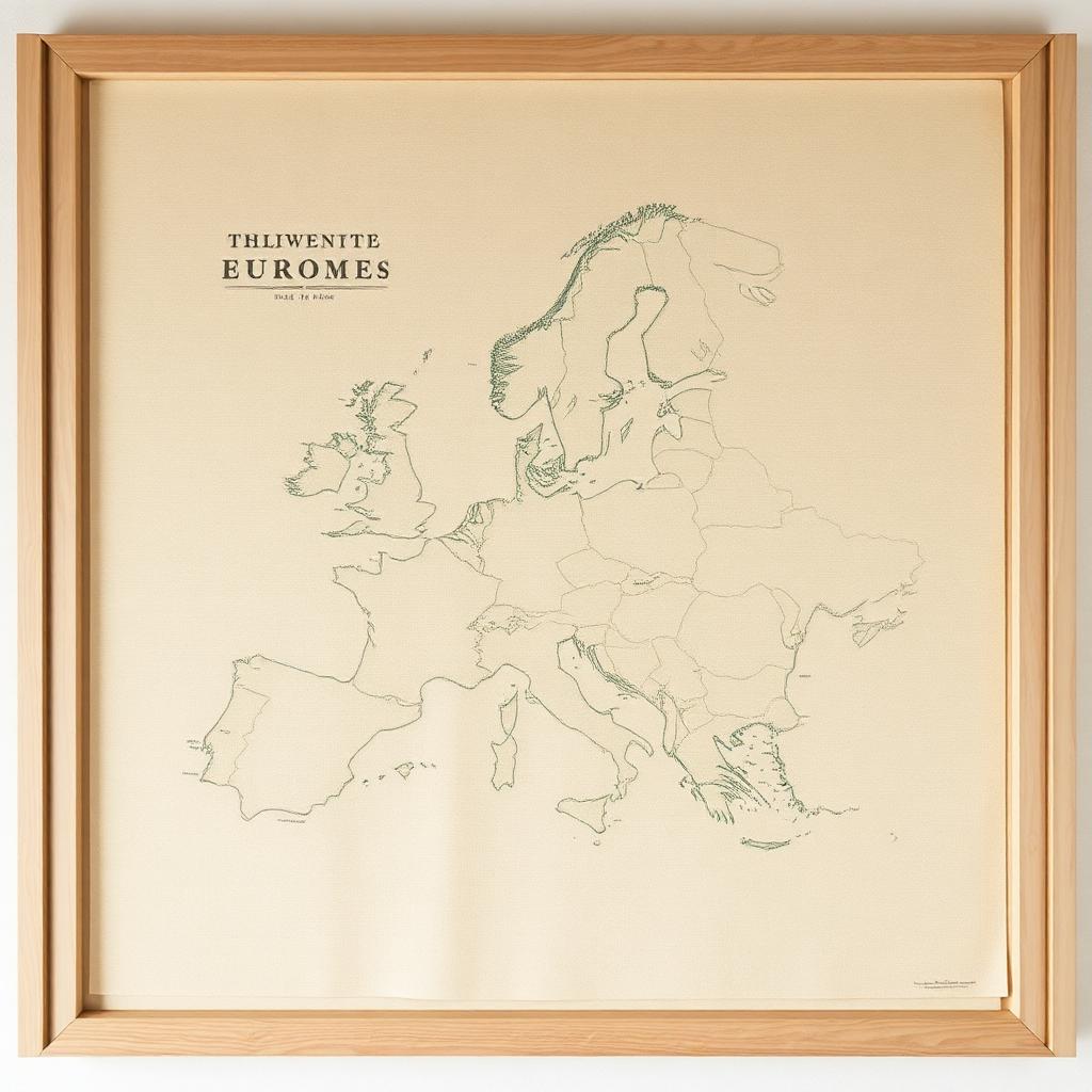 Map of Europe — Georgia workshop origin